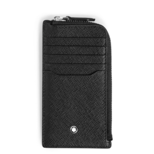 MB223121_Front_1080p1 Paper holder 7 Pockets with Zipper in Black Sartorial Leather